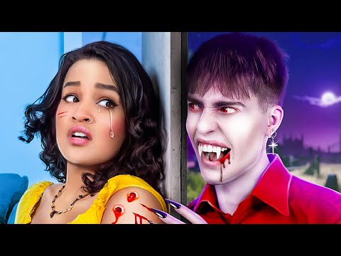 How to Become a Vampire! Extreme Makeover from Nerd to Popular Vamp Girl in Real Life!