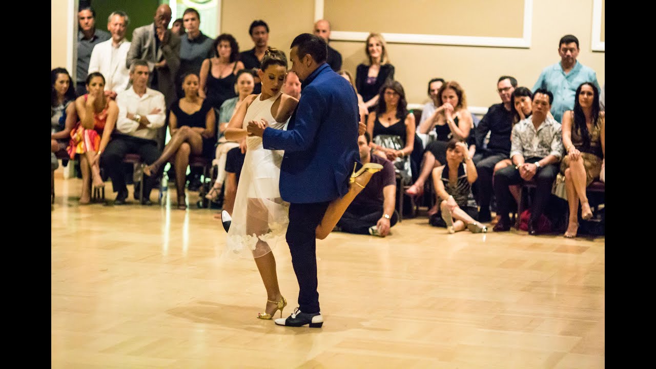 Milonga LAX, tango performance by Chicho Frumboli  & Juana Sepulveda (3), July 17 2015