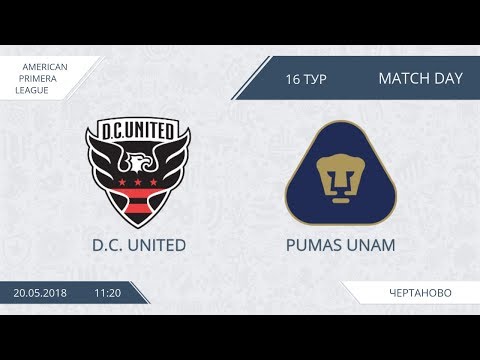 AFL18. America. Primera. Day 16. D.C. United - Pumas UNAM