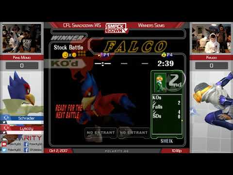 CFL Smackdown 145 Melee - MVG | King Momo (Falco) vs Krudo (Sheik) - Winners Semis