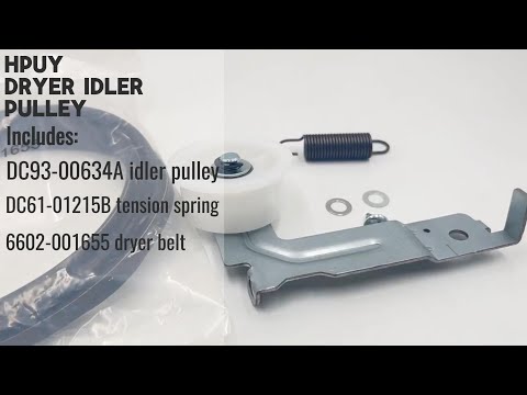 How to Install DC93-00634A Samsung Dryer Idler Pulley,Boost Appliance Efficiency, Solve Noise Issue!