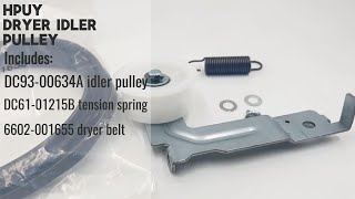 How to Install DC93-00634A Samsung Dryer Idler Pulley, Boost Appliance Efficiency, Solve Noise Issue