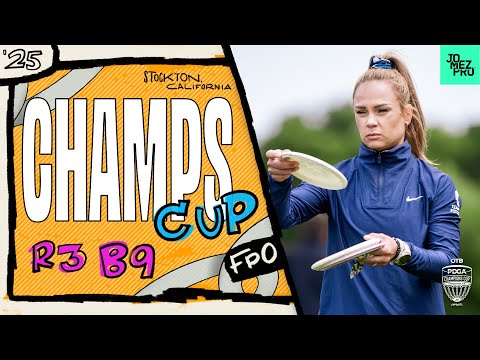 2025 PDGA Champions Cup | FPO R3B9 | Saarinen, Pierce, Lätt, Gannon | Jomez Disc Golf