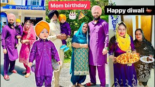 Happy diwali and bandi chor diwas. Celebrating Mom birthday on beach. ਜਨਮਦਿਨ ਮੁਬਾਰਕ ਮੰਮੀ🎂🎉😍