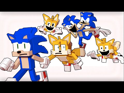 Sonic,tails Vs Fakers - Bad Ending - Minecraft Animation - Animated