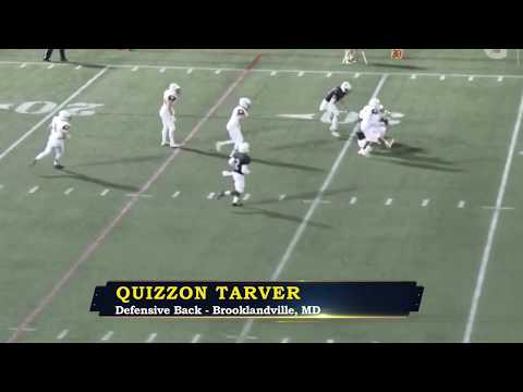 Quizzon Tarver - St. Paul&#039;s Defensive Back - Highlights