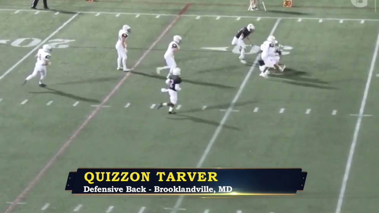 Quizzon Tarver - St. Paul&#039;s Defensive Back - Highlights