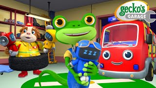 Gecko's Late Night Job 🚨🛠️ | Gecko's Garage 🚚 | Funny Cartoons For Kids