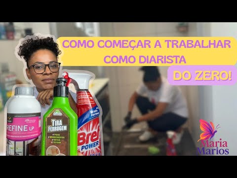 Como começar a trabalhar como diarista do zero?