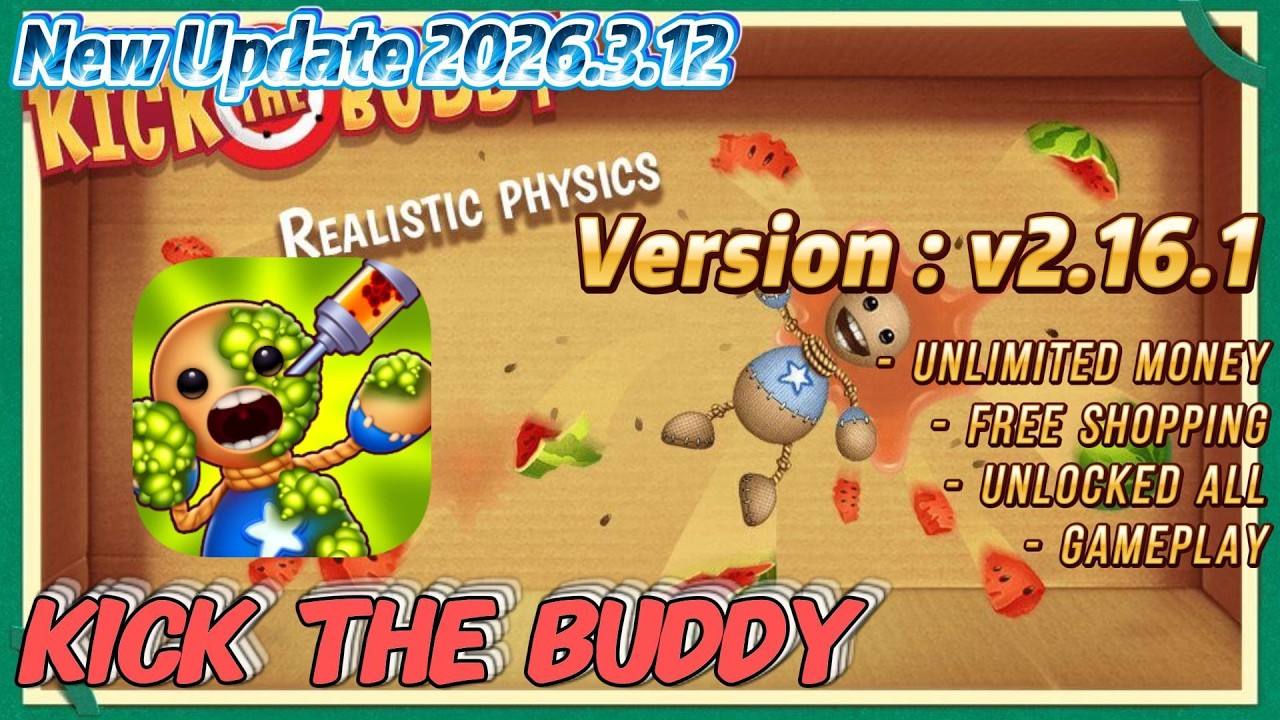 Kick the Buddy Mod Apk v2.16.1 - Unlimited Money Free Shopping New Update 2026