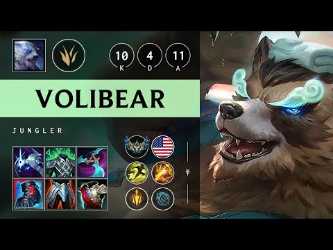 Volibear Jungle vs Ekko - NA Challenger Patch 25.18