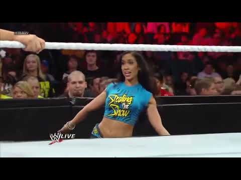 WWE Raw 2013 AJ Lee vs  Natalya