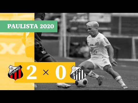 ITUANO 2 X 0 SANTOS - GOLS - 22/02 - CAMPEONATO PAULISTA 2020