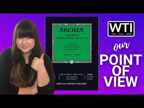 Arches Watercolor Paper Pad - WTI product video review
