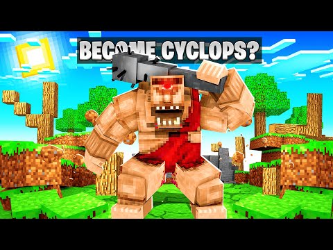 Playing As The CYCLOPS BOSS In Minecraft! (Scary!)