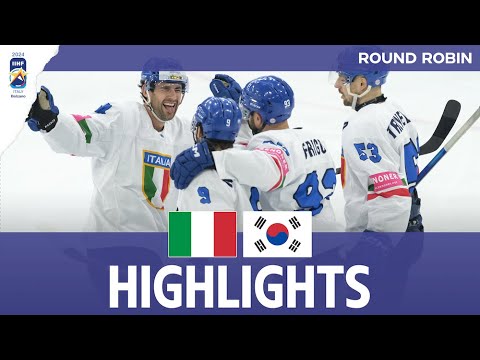 Хоккей Highlights: Italy vs Korea | 2024 #MensWorlds Division 1A