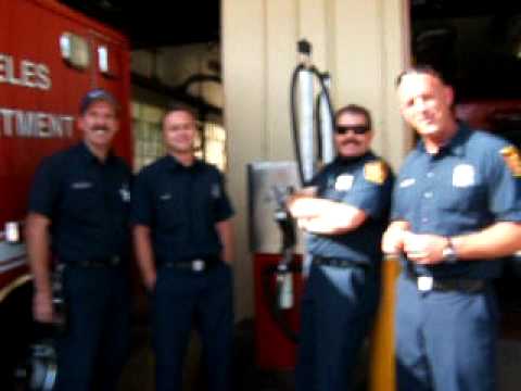 Birthday wishes by Fireman in Venice Beach for Carol'ann!