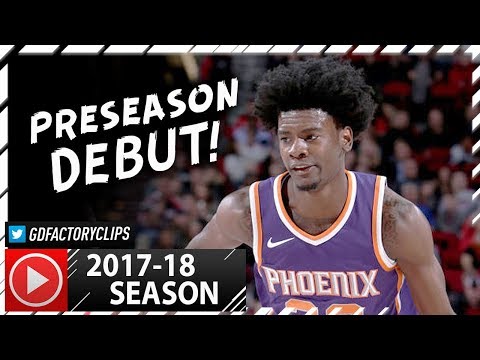 Josh Jackson Full PS Highlights vs Trail Blazers (2017.10.03) - 14 Pts, Preseason Debut!