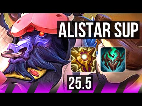 ALISTAR & Kai'Sa vs PANTHEON & Lucian (SUP) | KR Master | 25.5