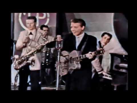 Eddie Cochran ''C'mon Everybody'' live 1959 colour and DES stereo