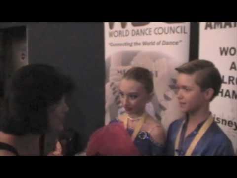 Winners Interview - 2009 WDC AL  World Open Championships Junior U14 Latin