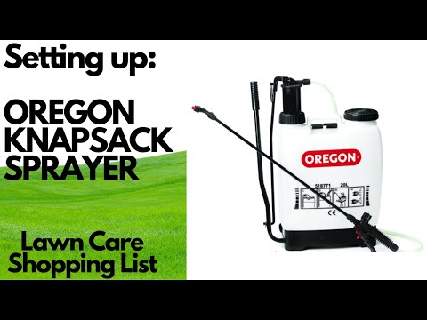 How To Set Up The Oregon Knapsack Sprayer (Unboxing | Lawn Care Shopping List)