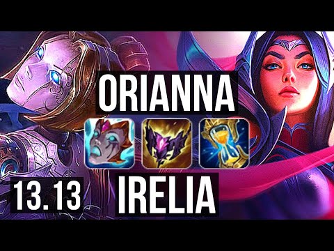ORIANNA vs IRELIA (MID) | 6/0/16, 600+ games, 1.0M mastery, Dominating | EUW Grandmaster | 13.13