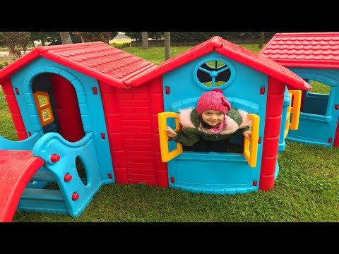 Masal Pretend Play with Playhouse for kids Funny video Compilation