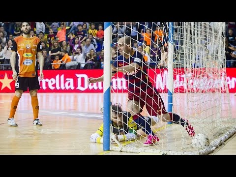 [HIGHLIGHTS] FUTSAL (LNFS): FC Barcelona Lassa - Ribera Navarra (4-4)