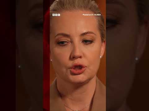 Video | Alexei Navalny's widow says she'll stand for Russian president when Putin's gone. #Russia #BBCNews