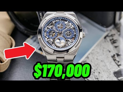 You Won't Believe This $170,000 White Gold Luxury Watch 😳