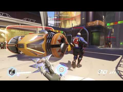 Overwatch: Beta- Genji gameplay
