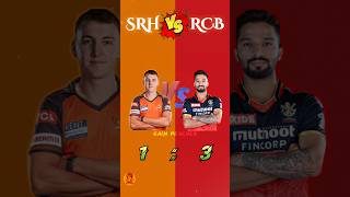 SRH VS RCB [ Sunrisers hyderabad vs Royal chalangers banglore ] #shorts