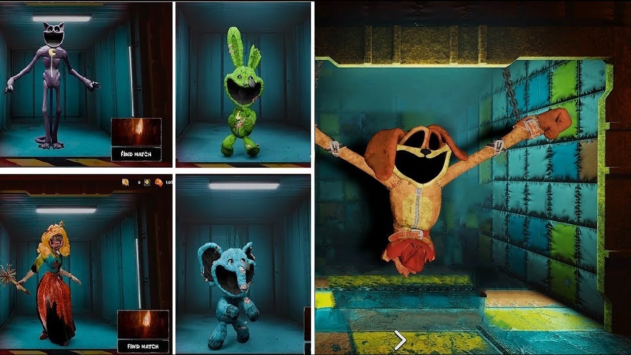 Catnap vs Dogday vs Miss Delight - Select Menu All New Bosses Poppy Playtime Chapter 5