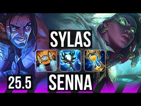 SYLAS & Kai'Sa vs SENNA & Varus (SUP) | 37k DMG, 14/6/18, Dominating | KR Master | 25.5
