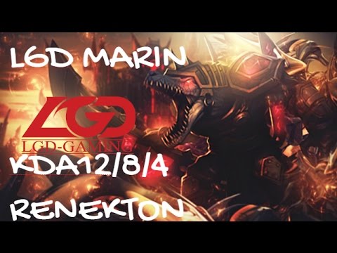 LGD MaRin RENEKTON vs NAUTILUS Top - Patch 6.24 KR Ranked