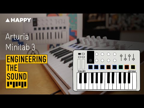 Arturia MiniLab MKIII 25-Key MIDI Controller 2022 - Present - White image 7