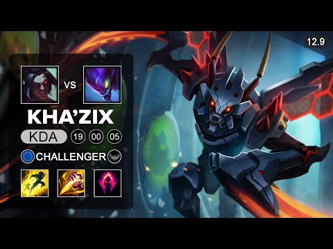 Kha'Zix vs Kayn Jungle - EUW Challenger - Patch 12.9 Season 12
