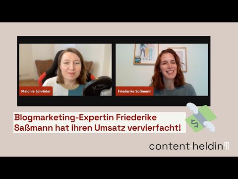 So hat Blogmarketing-Expertin Friederike ihren Umsatz vervierfacht 💸