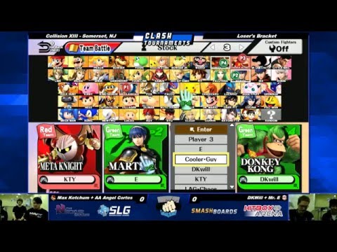 Collision XIII - Will + Mr. E vs Max Ketchum + Angel Cortes - Smash 4 Wii U