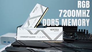 How To Install DDR5 Ram 2024 | Kingsman Vertex RGB 7200MHz DDR5 RAM Review