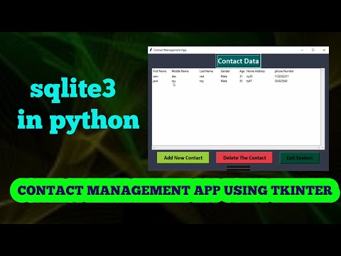 How To Use SQLITE3 Connection in Python Tkinter App to Use Internal Storage