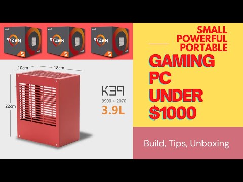 I BUILD SMALL AND PORTABLE GAMING PC IN K39 Case
