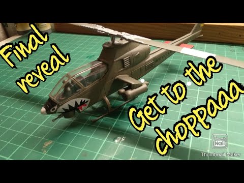 AH-1G 'PALE RIDER' Final reveal. 1:72 scale Mister Craft 020026