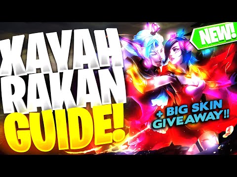 The BEST Xayah AND Rakan Guide (2 Guides in 1 Video!) | Item Builds, Runes, Abilities AND COMBOS!