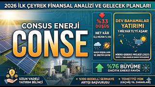 CONSE 2026/03 Bilanço Analizi: Dev Yatırım ve Bedelli Sermaye Artırımı