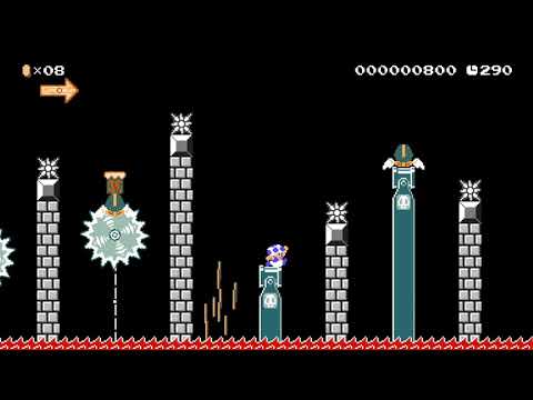 Collapsing Crater by WillyRz 🍄 Super Mario Maker 2 ✹Switch✹ #ayc