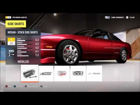 Forza Horizon 2 : Nissan 180sx Drift Build #11