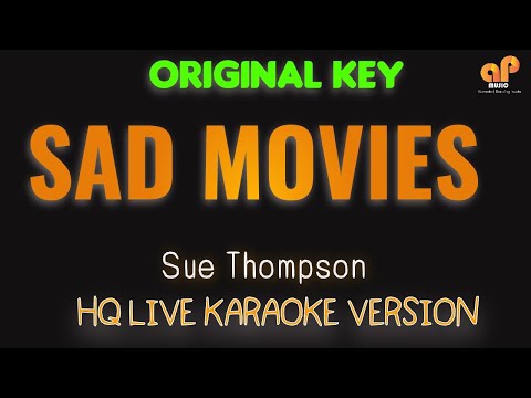 SAD MOVIES - Sue THompson (HQ KARAOKE VERSION)