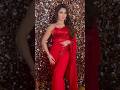 Urvashi Rautela Hot Red Dress Urvashirautela Shorts